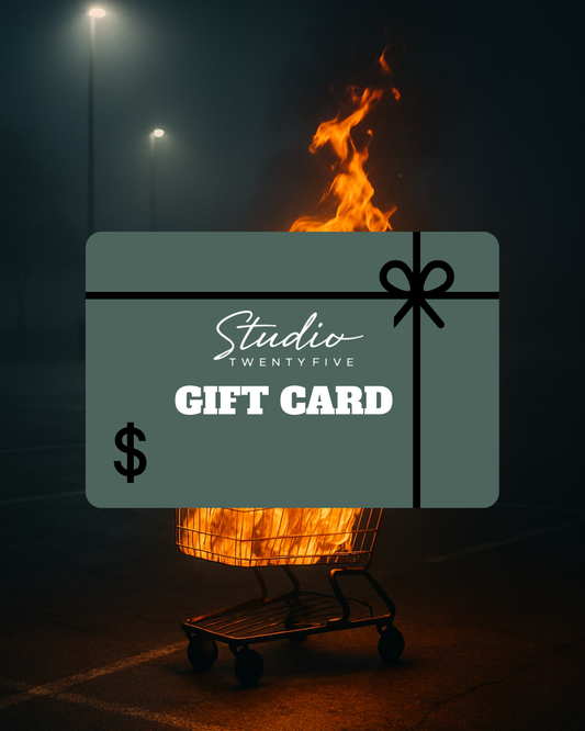Studio25 gift card - perfect gift for motivational art and luxury home decor enthusiasts
framed money art